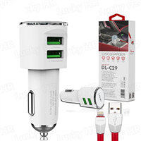 شارژر فندکی ماشین برند LDNIO  مدل c29